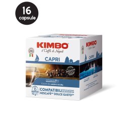 16 Capsule Kimbo Capri - Compatibile Dolce Gusto