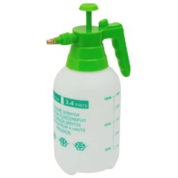 Pompa manuala de stropit 2L cu presiune si duza reglabila ALB/VERDE