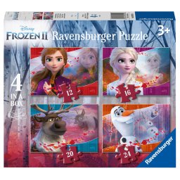 Puzzle Frozen II, 12/16/20/24 Piese