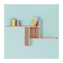 Poliță de perete maro 50x100 cm