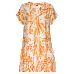 s.Oliver Rochie de vară bej / galben / roz închis