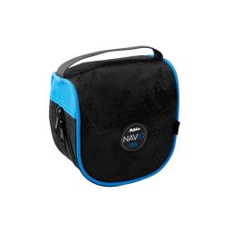 Geanta mulinete Delphin NAVIQ, marimea XL, 17x12x17 cm, negru/albastru