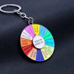 Breloc spinner amuzant Now I m going to