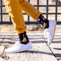 Sosete amuzante pentru rockeri Rock out Socks out