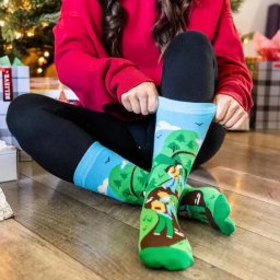 Sosete amuzante cu chef de duca I d rather be hiking