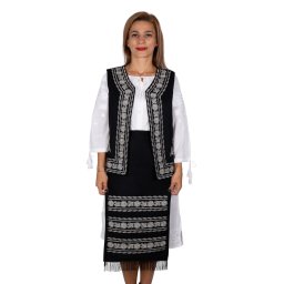 Costum Traditional Vesta si 2 Fote brodate Alina