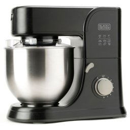 Mixer cu bol din inox, negru 8 trepte de viteza Black&Decker BXKM1001E 1000 W