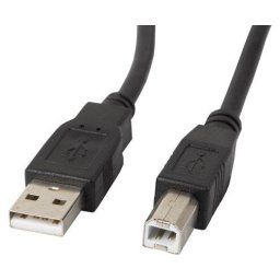 Lanberg cable USB 2.0 AM-BM with ferrite 5m black