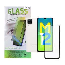 FOLIE STICLA Spacer pentru Samsung Galaxy M12, grosime 0.3mm, acoperire totala ecran, strat special anti-ulei si anti-amprenta, Tempered Glass, sticla 9D, duritate 9H "SPPG-SM-GX-M12-TG