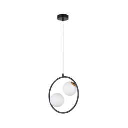 Lustră pe cablu AQUA 2xG9/12W/230V negru