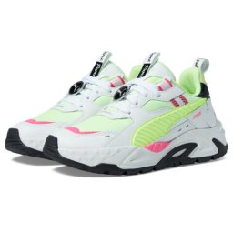 PUMA Kids RS-Truck Limitless (Big Kid) Fast YellowPuma WhiteGlowing Pink