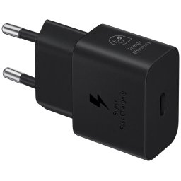 Incarcator retea Super Fast Charger Incarcator Retea 25W, port USB Type-C, fara cablu, Negru
