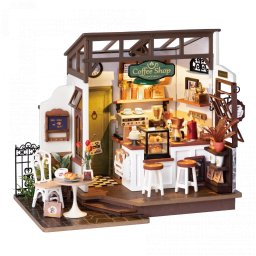 Puzzle 3D, Casuta DIY, Cafenea rafinata, 183 piese