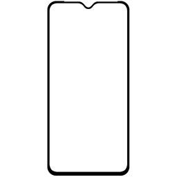 Folie de protectie Ecran OEM pentru Samsung Galaxy A04e A042 / A03 Core A032 / A03s A037 / A02s A025F, Sticla Flexibila, Full Glue, Neagra