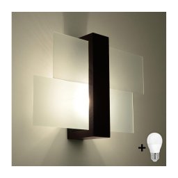 Aplică LED HERA 1xE27/7,5W/230V wenge Brilagi