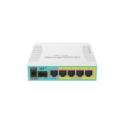 Mikrotik RB960PGS hEX PoE router cu fir Alb