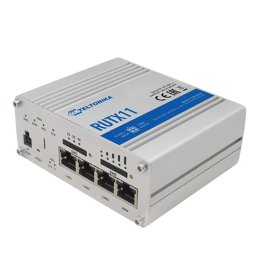 Teltonika RUTX11 router wireless Gigabit Ethernet Banda dubla (2.4 GHz/ 5 GHz) 4G Gri