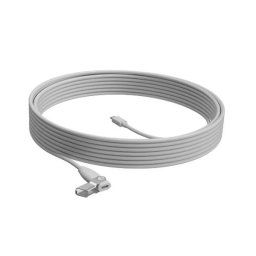 Cablu extensie pentru microfon Rally, Logitech, 10 metri, Alb