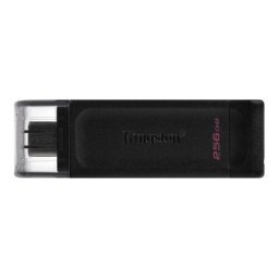 Stick memorie Kingston DT70, 256GB, USB-C, Negru