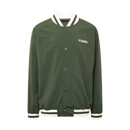 VANS Geacă de primăvară-toamnă 'MOORE' verde pin / negru / alb