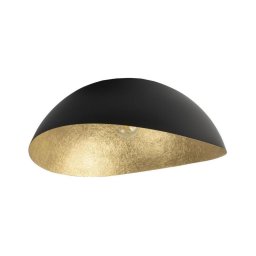 Lustră aplicată SOLARIS 1xE27/60W/230V negru/auriu