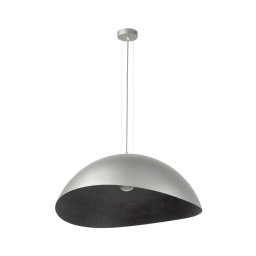 Lustră pe cablu SOLARIS 1xE27/60W/230V argintiu/negru