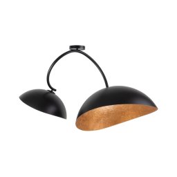 Lustră pe tijă SPACE 2xE27/60W/230V negru/cupru