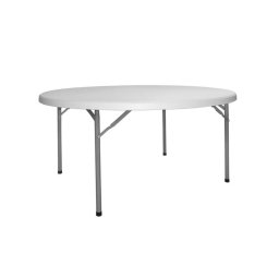 SET 10 Masa rotundă pentru Catering-Conferințe, cu dimensiunile Φ122x74 cm și picioare pliabile