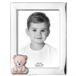 Rama Foto Argint Bebelusi Ursulet 09x13 cm Bleo