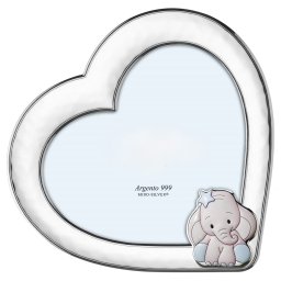 Rama Foto Argint Bebelusi Elefant 12x12cm Bleo Inimioara