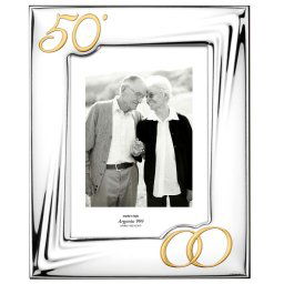 Rama Foto Argint 50 Ani Casatorie 18x24 cm