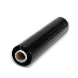 Folie Stretch neagra 50 cm, 1,5kg 120m