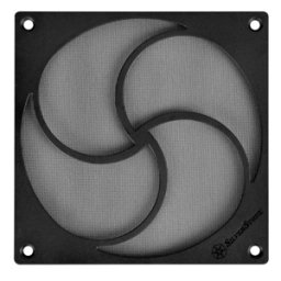 Filtru de praf Silverstone FF125 HiFlow - 120mm, rama magnetica, Black, SST-FF125B
