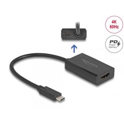 Adaptor HDMI la USB type C (DP Alt Mode) 4K60Hz PD 100W M-T, Delock 61058