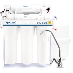Purificator apa cu osmoza inversa Ecosoft cu mineralizare in 5 trepte si pompa booster