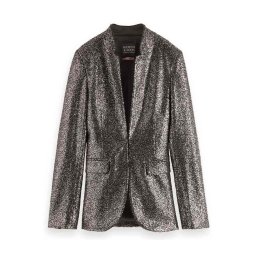 SCOTCH & SODA Sacou Blazer In Mixed Sequins 175340 SC0008 black