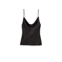 SCOTCH & SODA Top Cowl Neck Camisole 174877 SC6647 evening black