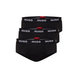 HUGO Slip negru / alb