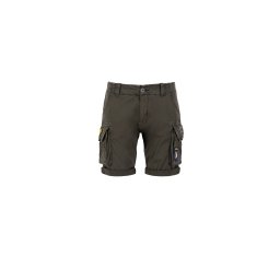 ALPHA INDUSTRIES Pantaloni cu buzunare safir / galben închis / gri fumuriu / alb