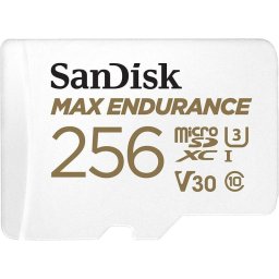 Card memorie Max Endurance microSDXC 256GB Class 10 U3 + Adapter