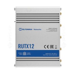 Router wireless TELTONIKA RUTX12 Gigabit Ethernet Dual-band (2.4 GHz / 5 GHz) 3G 4G Silver