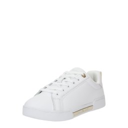 TOMMY HILFIGER Sneaker low 'Chique' auriu / alb