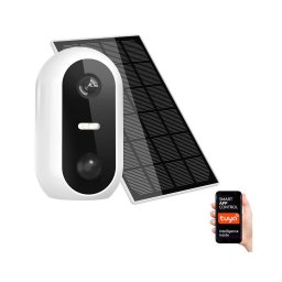 Cameră IP inteligentă de supraveghere cu panou solar 1080p 9600 mAh IP54 Wi-Fi Tuya Solight 1D78