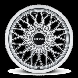 Janta aliaj Ronal LS Silver-rim lip diamond cut 7.5x15 4x100 ET25 BMW exclusiv