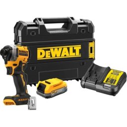 Masina de gaurit si insurubat, cu impact, DeWALT, DCF850E1T, cu acumulator, 18 V, 1.7AH, 0 - 3250 rpm