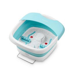 Aparat de masaj pliabil pentru picioare Medisana FS 886 88392, Hidromasaj, Baie cu bule, Incalzire apa, 3 dispozitive pentru pedichiura