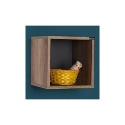 Raft de perete 33x33 cm maro