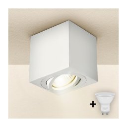 Spot MIA 1xGU10/30W/230V 84x80 mm alb BRILAGI