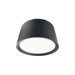 Spot LED/17W/230V 4000K d. 15 cm negru