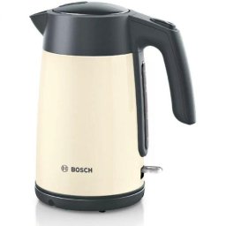 Fierbator de apa BOSCH TWK7L467, 1.7 l, Inox, 2.400 W, cu cana gradata, Indicator exterior, Beige